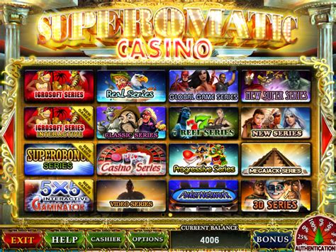 superomatic casino подключение к онлайн казино